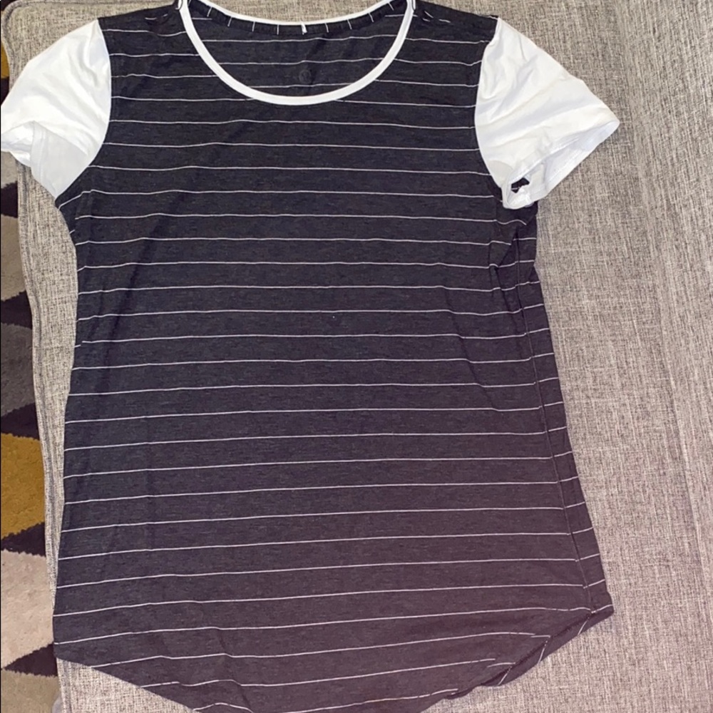 Lululemon striped tee